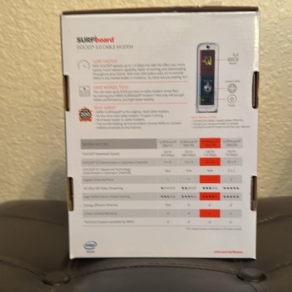 ARRIS SB6190Docsis 3.0 Surfboard cable modem - Picture 6 of 9